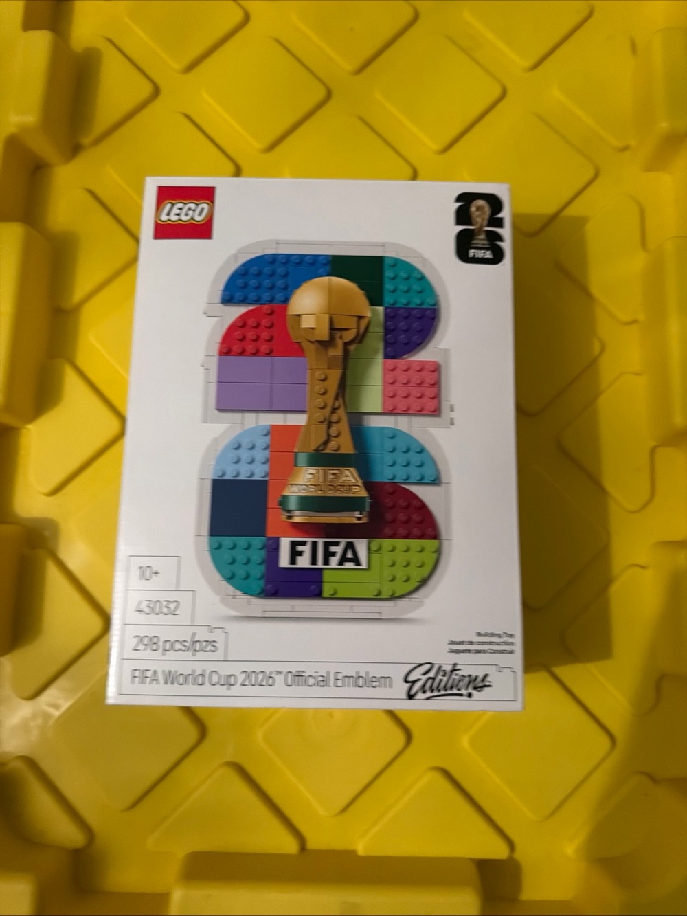 LEGO Multicolor & Gold FIFA Emblem Building Set